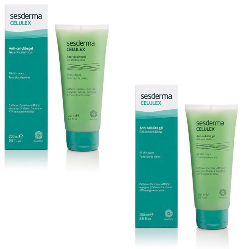 SeSDerma Celulex slimming body gel against cellulite (2 pcs)
