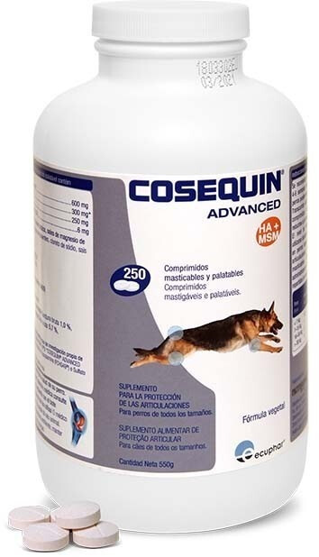 Ecuphar Cosequin Advanced Chondroprotective 250 tablets