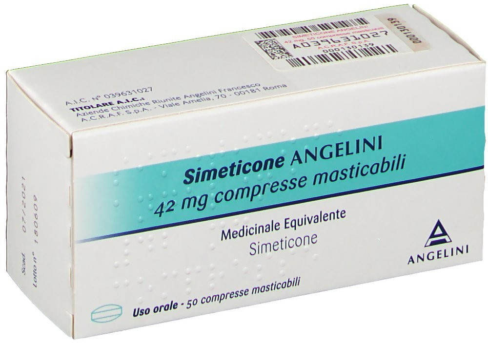 Simeticone 42Mg Compresse masticabili (40 cpr) a € 3,75 (oggi