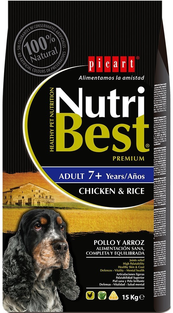 Picart Petcare Nutribest premium Adult 7+