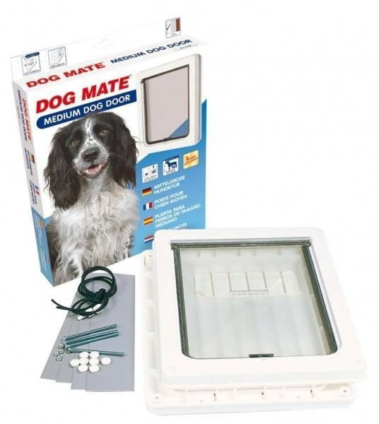 Pet Mate Dog Mate Porte pour chien moyen 215 blanc