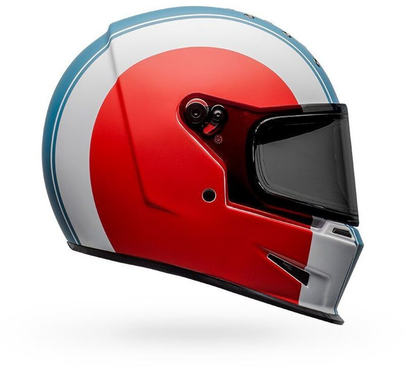 Bell Eliminator Slayer Matte White/Red/Blue