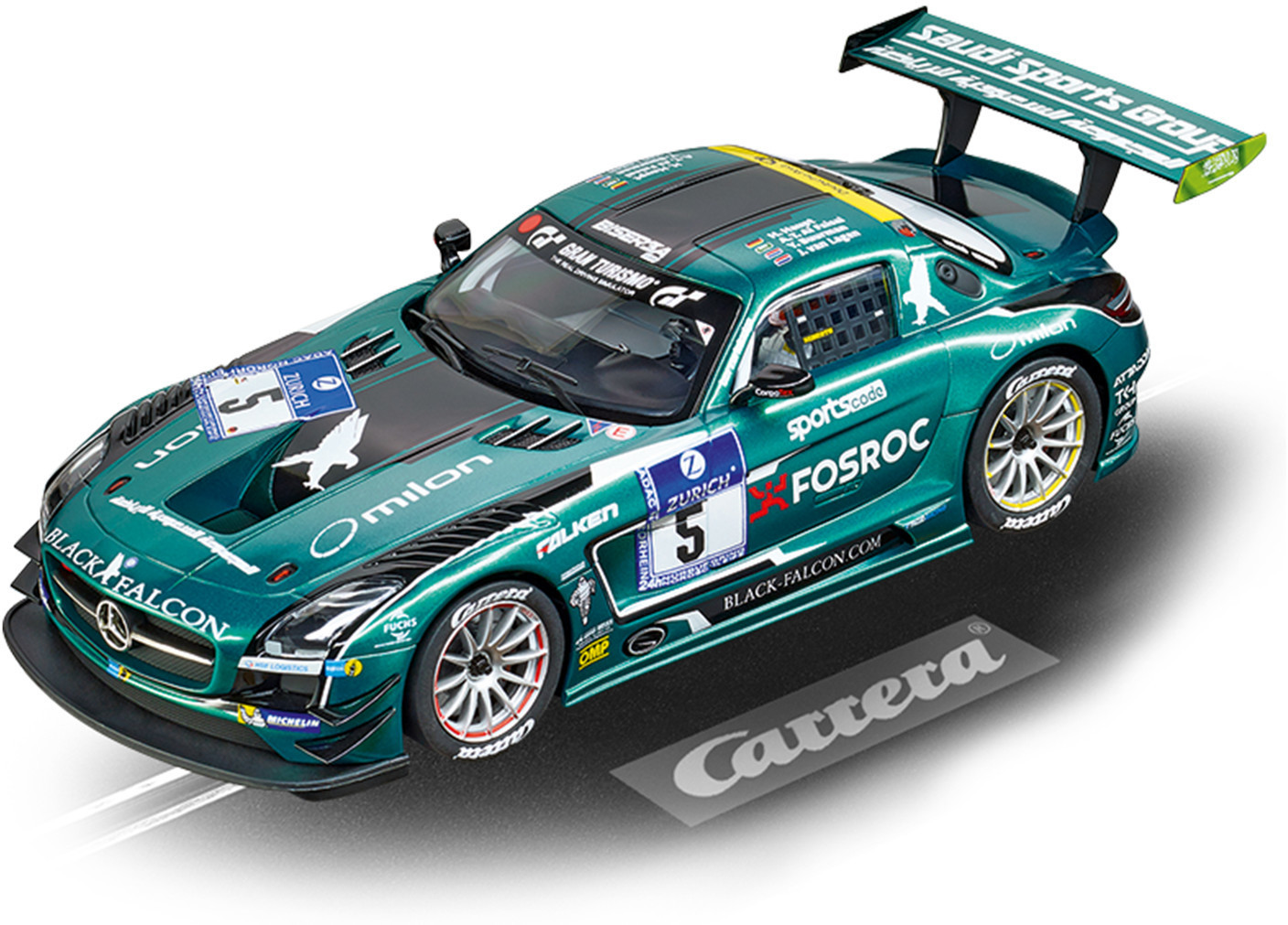 Carrera Mercedes-Benz SLS AMG GT3 Black Falcon, No.5