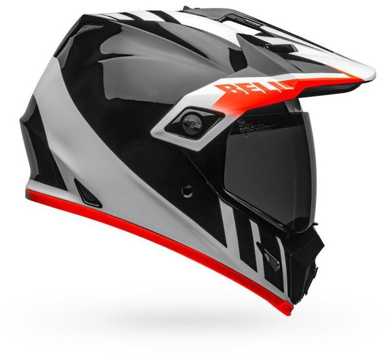Bell MX-9 Adventure Mips Dash Gloss Black/White/Orange
