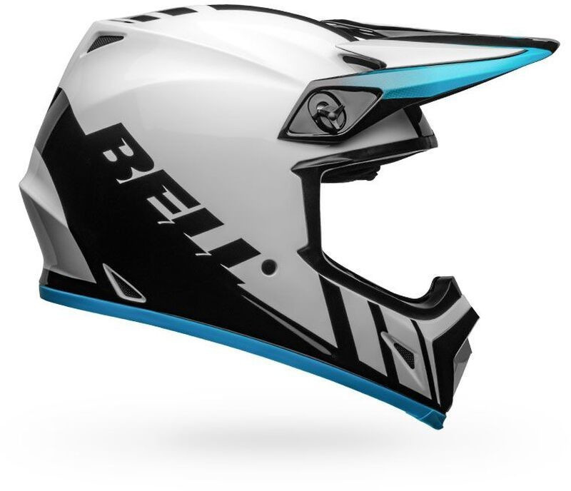 Bell MX-9 Adventure Mips Dash Gloss White/Blue