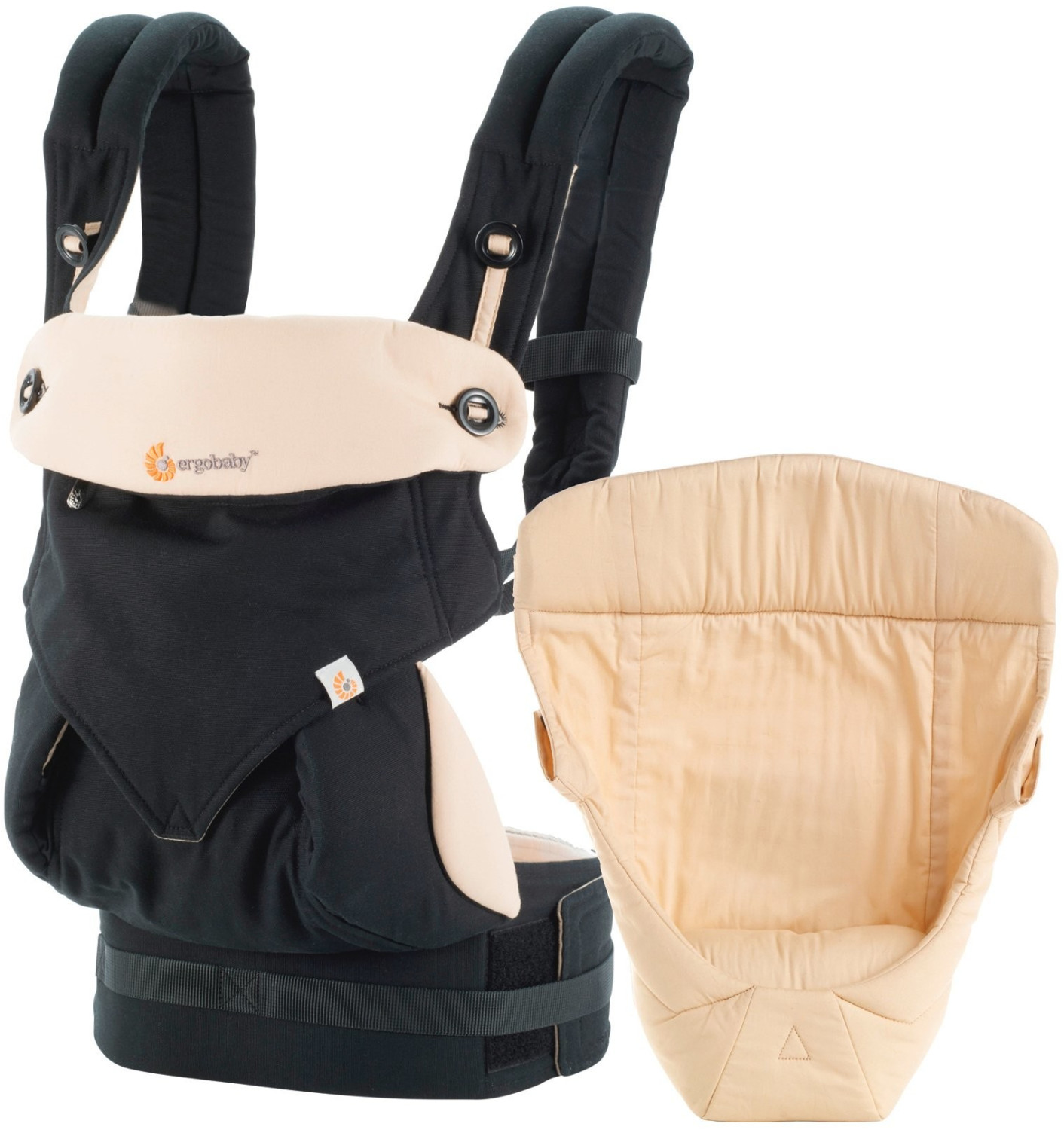 ergobaby 360 baby carrier - bundle - black/camel es