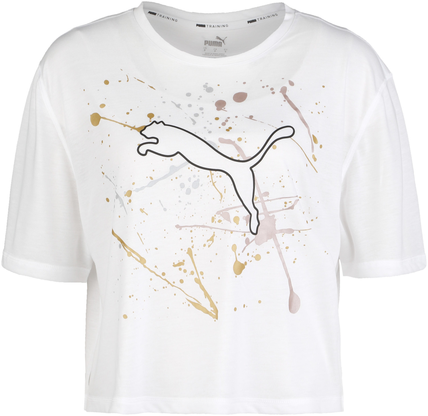 Puma Metal Splash Graphic Training Tee white
