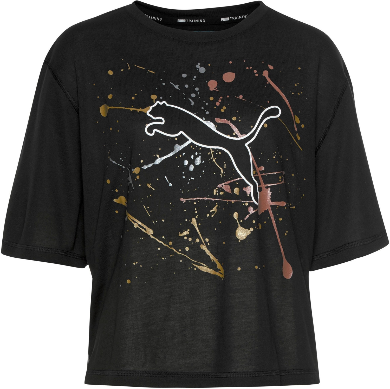 Puma Metal Splash Graphic Training Tee black