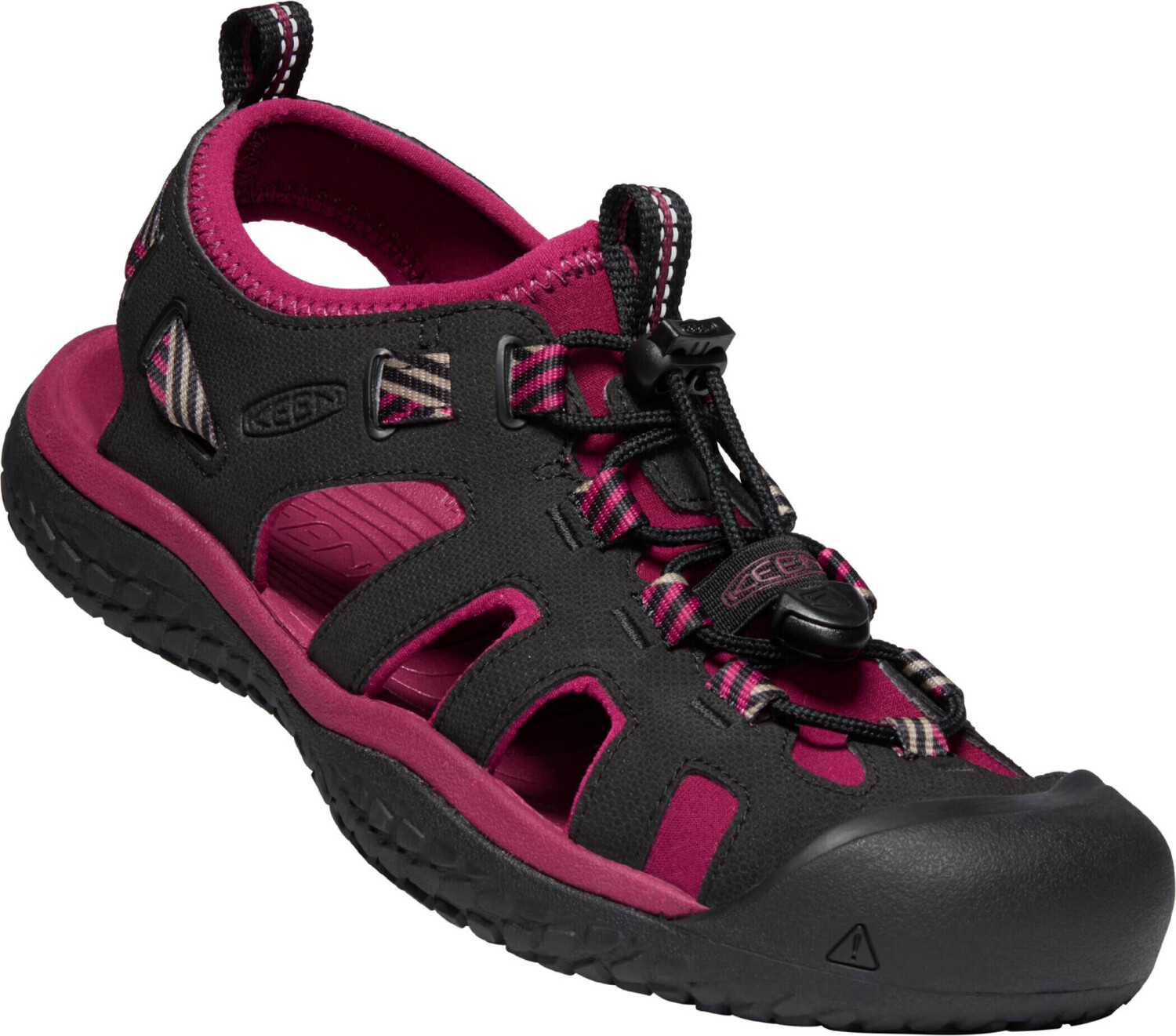 Keen SOLR Sandals Women raspberry wine/black