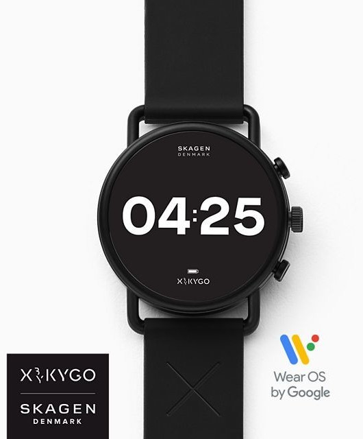 Skagen Falster 3 silicone noir