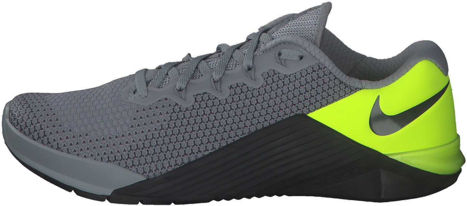 Nike Metcon 5 particle grey/dark smoke grey/barely volt