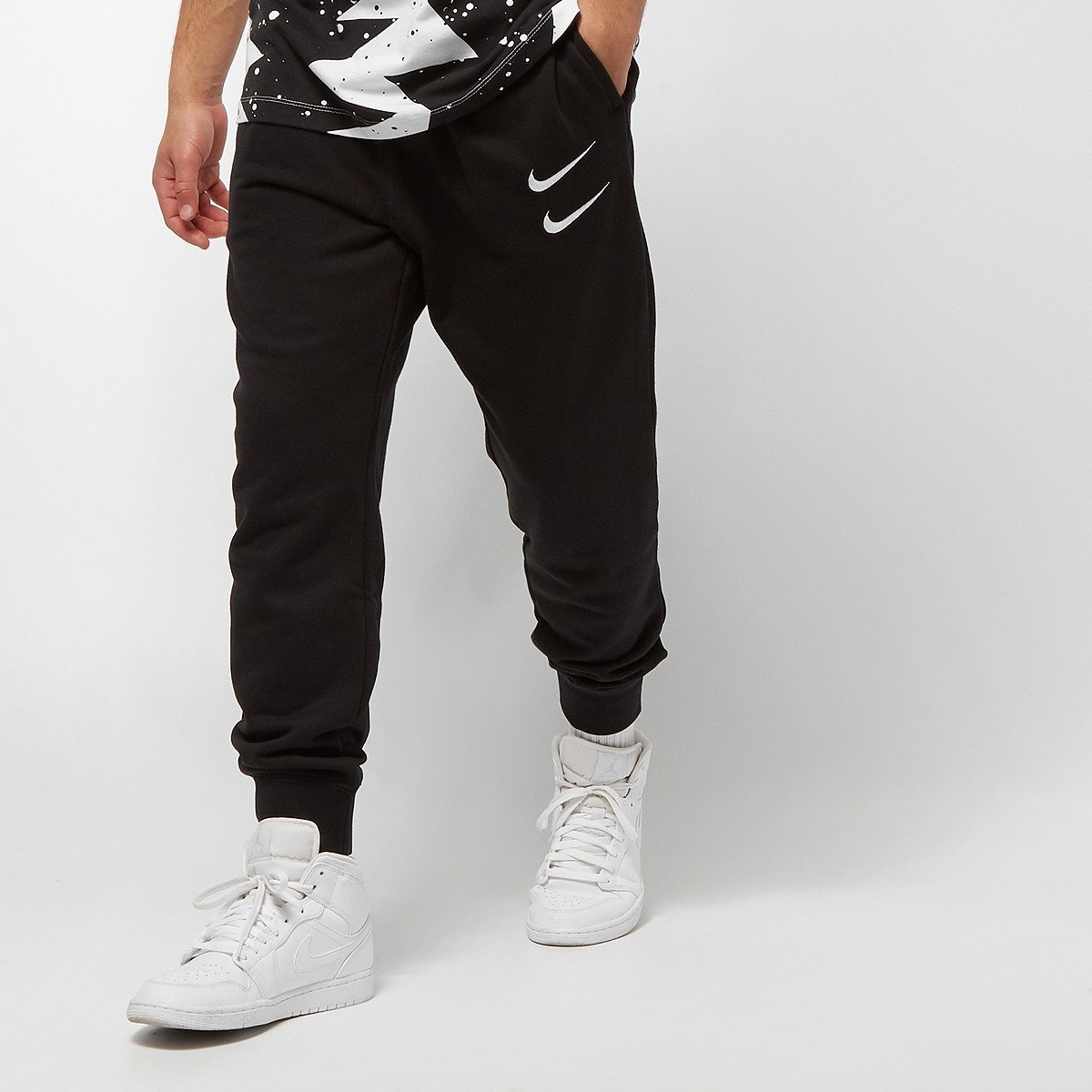 Black And White Nike Sweatpants
