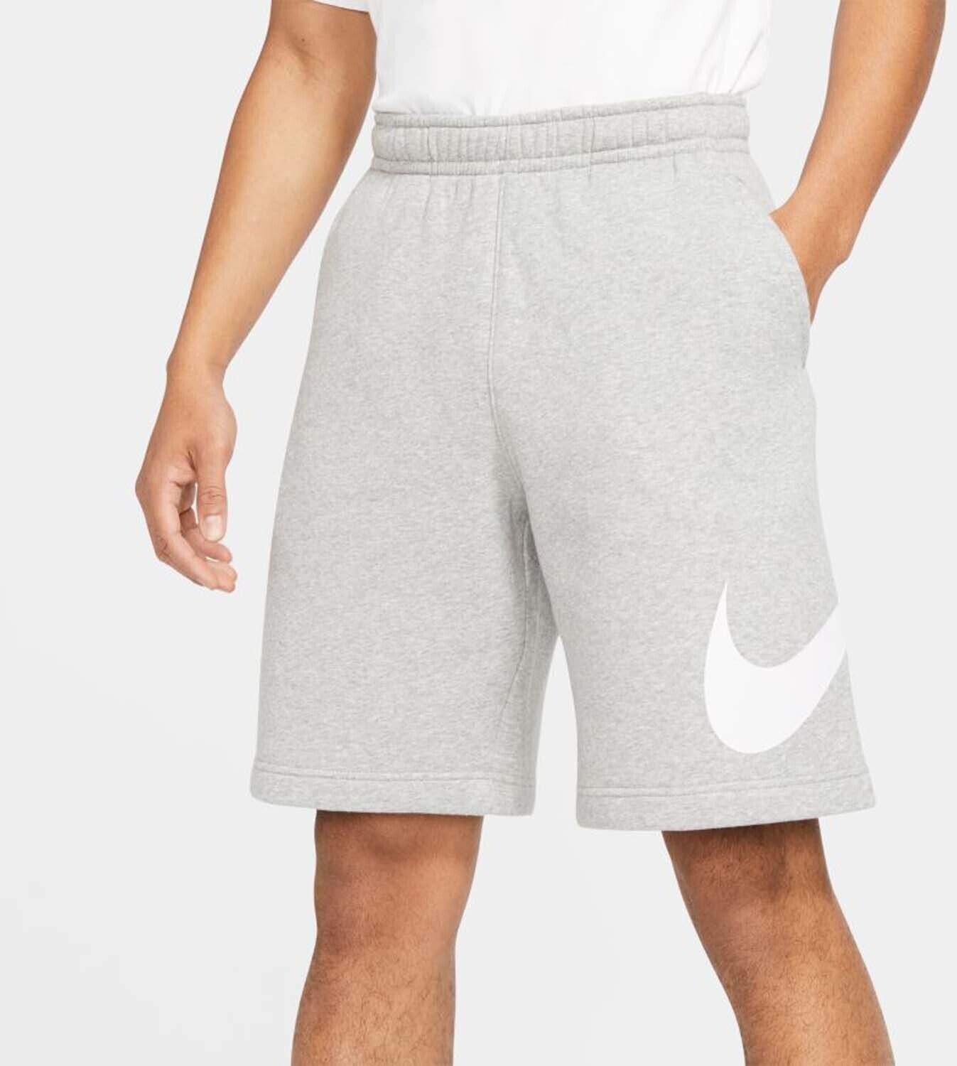 Nike Sportswear Club Graphic Shorts BV2721 light grey heather white ab 30 10 Preisvergleich bei idealo