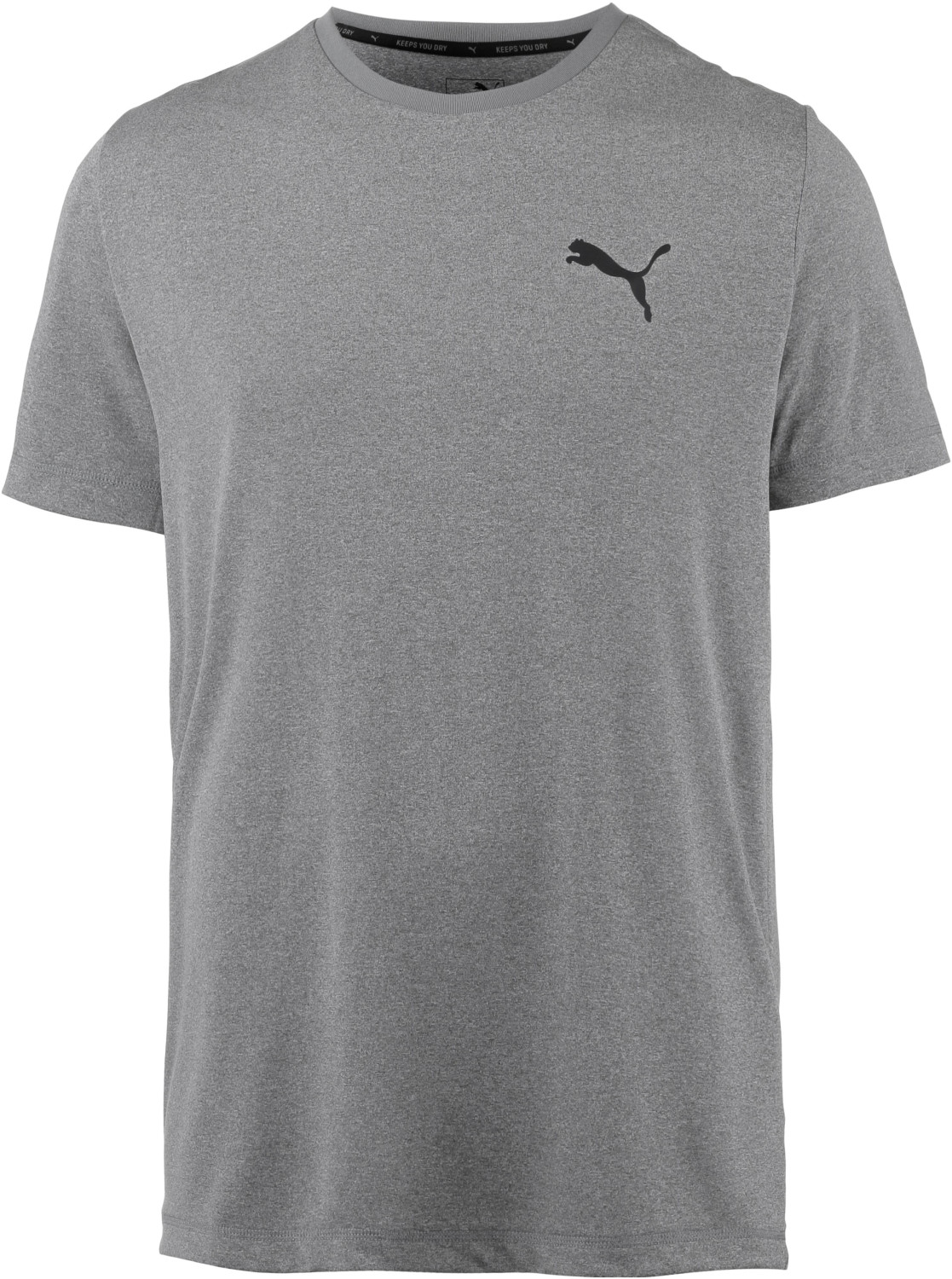 puma active logo heather tee