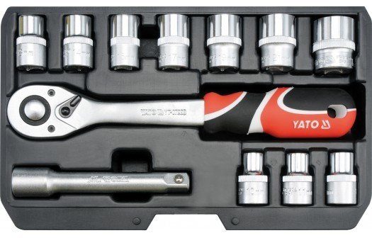 Yato Socket and tool sets 1/4, 3/8, 1/2” YT-38671