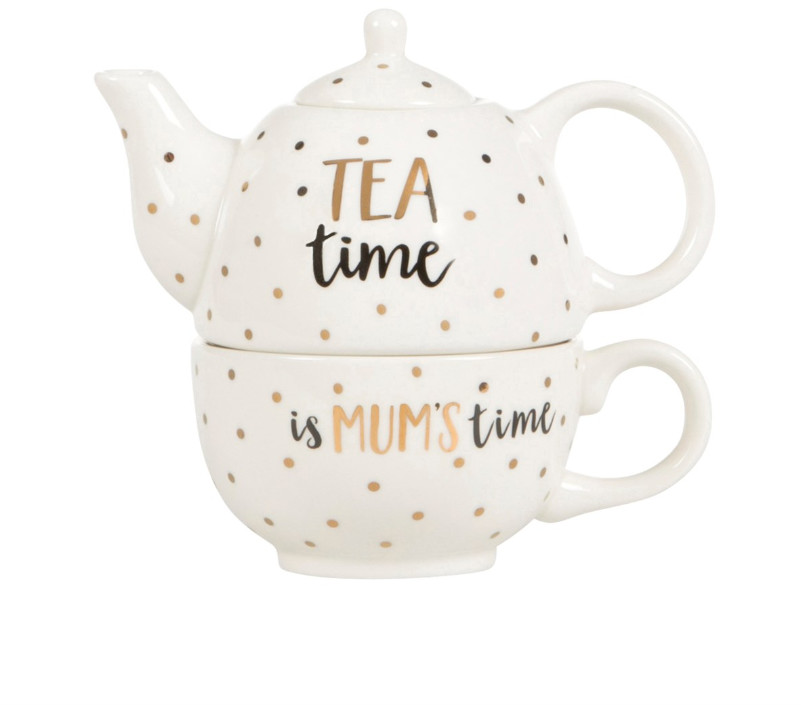 Sass & Belle Mum Time Teapot For One