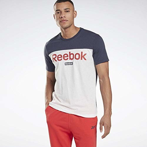 Reebok Training Essentials Linear Logo Tee Men heritage/navy (FS1636)