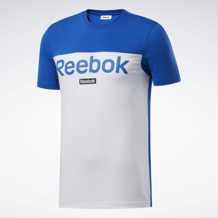 Reebok Training Essentials Linear Logo Tee Men humble blue (FS1642)