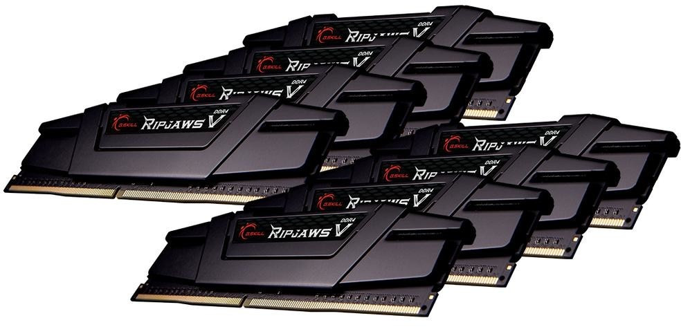 G.Skill RipJaws V black 256 Go Kit DDR4-3200 CL16 (F4-3200C16Q2-256GVK)