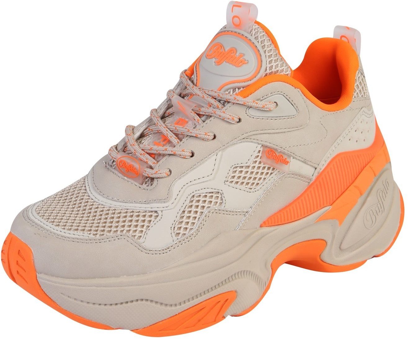 Buffalo Crevis P1 Trainers beige/orange