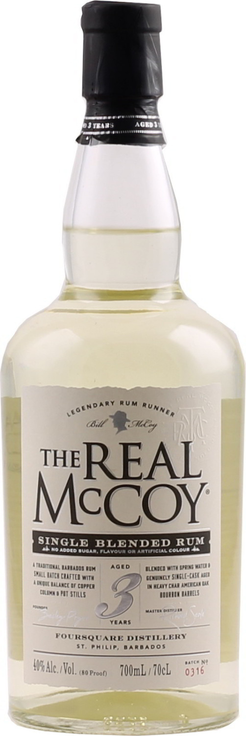 Real McCoy 3 YO rum 40% 0.70l