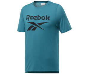 Camiseta Training Reebok Workout Supremium Graphic Tee Verde-Blanco 