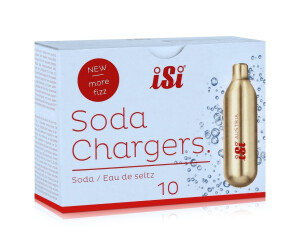 Confezione da ISI Soda Chargers Soda Capsule 10 Capsule   per sprudelndes acqua 84 G 