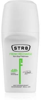 STR8 Fresh Recharge antiperspirant deodorant roller for men (50 ml)