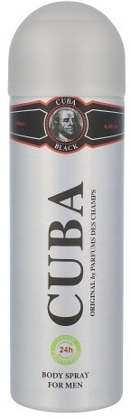 Cuba Black deodorant spray for men (200 ml)