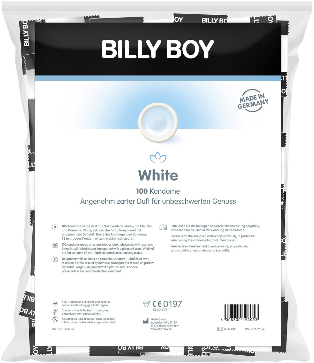 Billy Boy White (100 pcs)