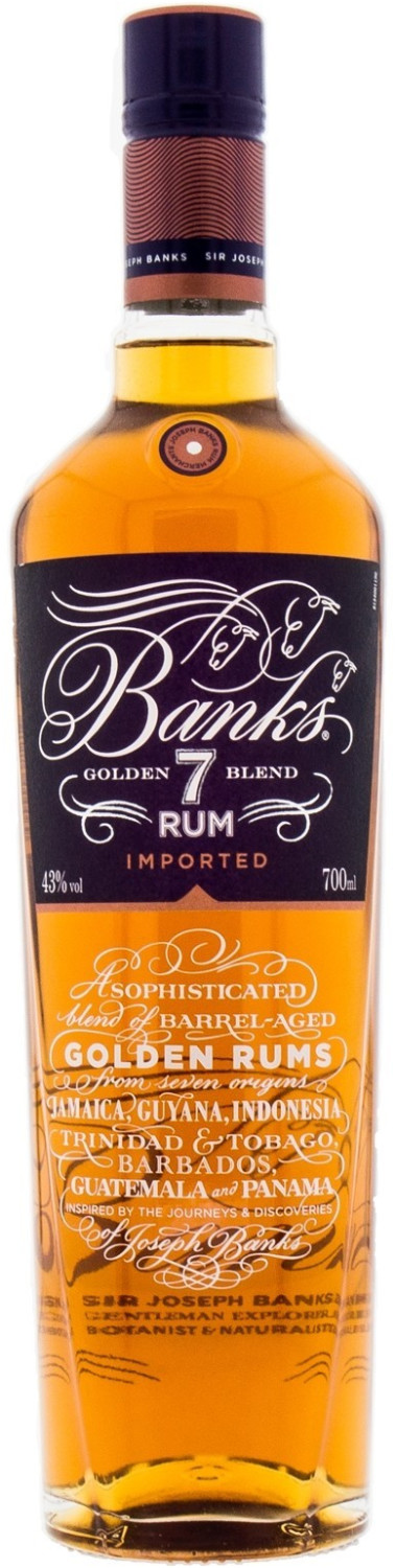 Banks  7 Golden Rum 700ml 43%