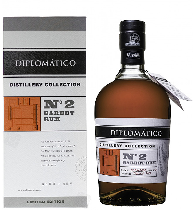 Diplomatico Diplomatico Rum Distillery Collection No2 Barbet Rum 0.7l, alc. 47%,