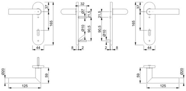 Hoppe E58 / 353 K / 1400Z F69 8 PZ -72 (3306187)