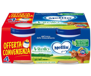 Mellin Omogeneizzato Manzo Prosciutto Con Verdure 2 Pezzi X 120 G 2x120