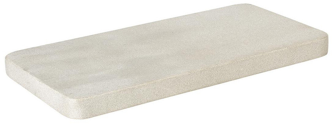 Blomus Omeo Tablett Stein 24 x 12cm Weiß