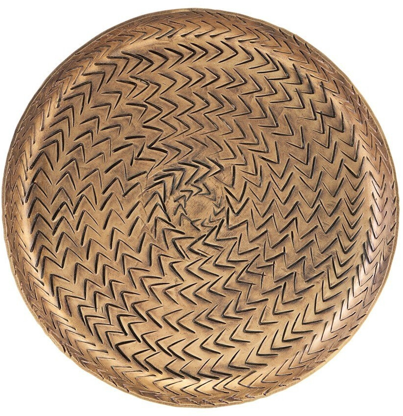 House Doctor Rattan Tablett Messingfinish 16cm