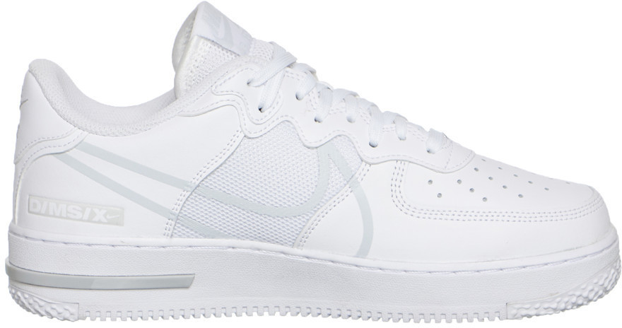 nike air force 1 react pure platinum