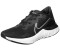 Nike Renew Run black/white/dark smoke grey/metallic silver