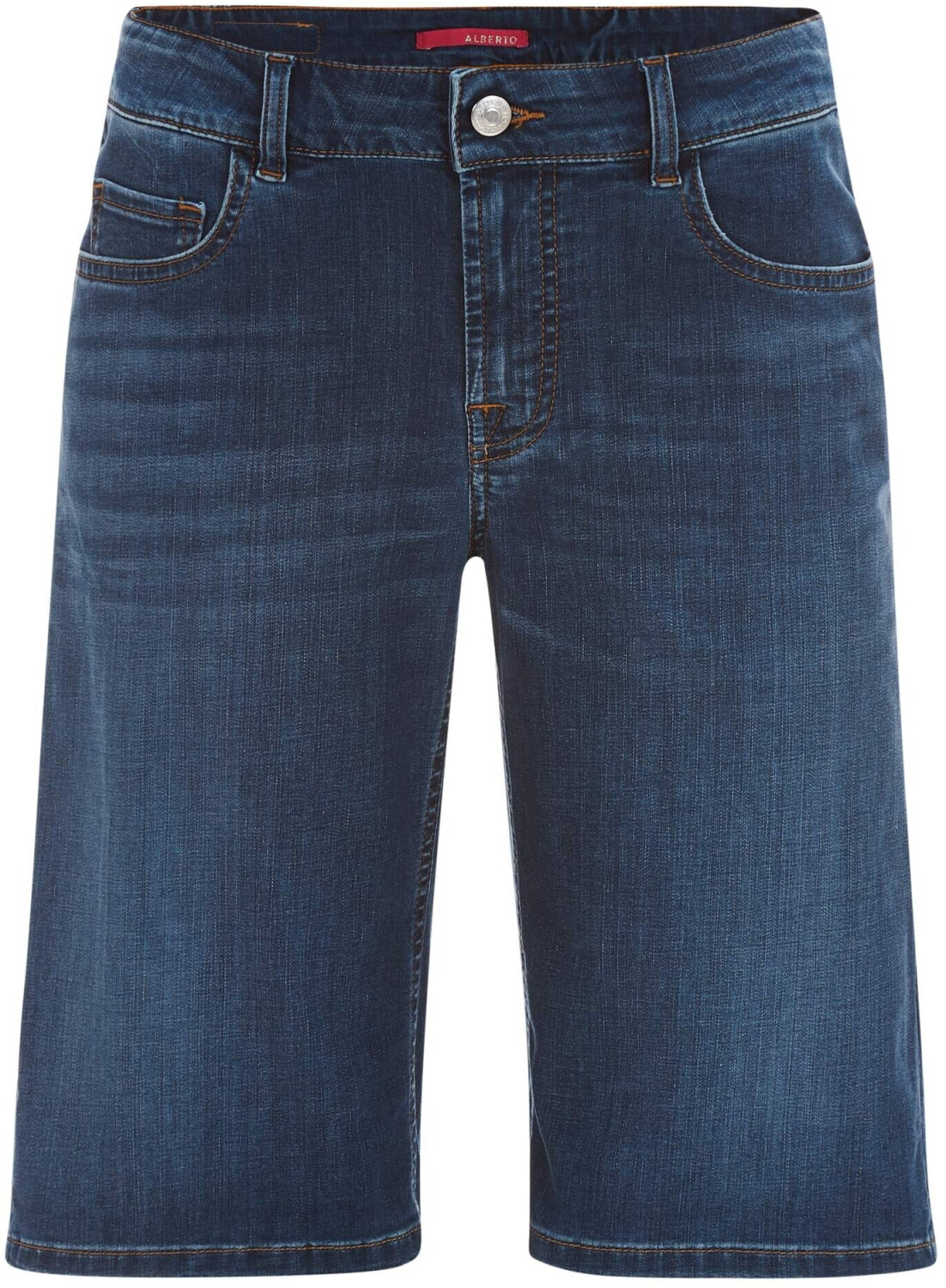 Alberto Coolmax Denim Jeans Short Lady's Shortindigo