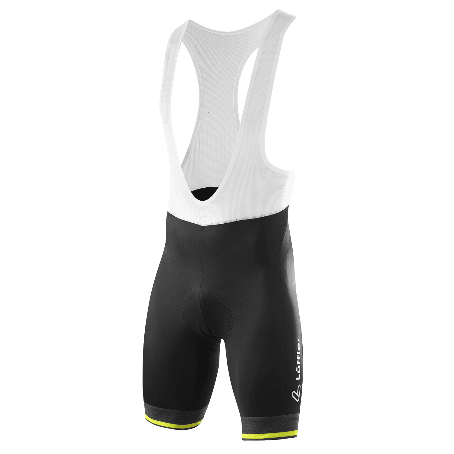 Löffler M Bike Bib Shorts Hotbond black/light green