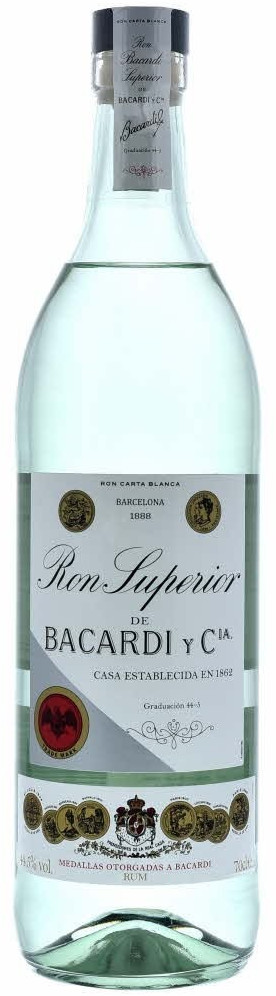 Bacardí Superior Cia 44,5% 0,7l