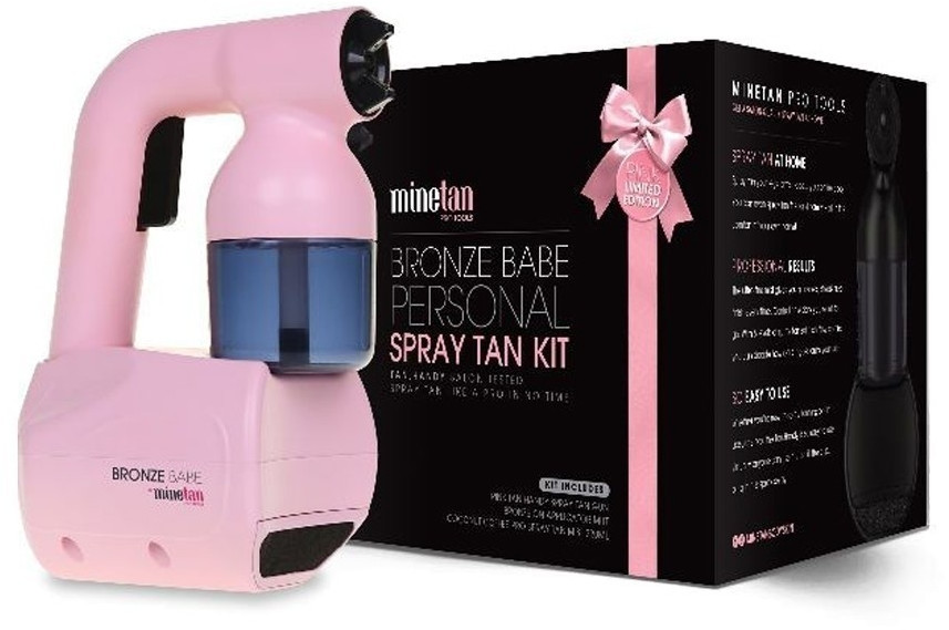 MineTan Bronze Babe Personal Spray Tan Kit Pink (50ml)