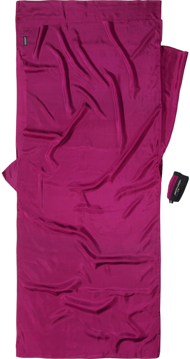 Cocoon TravelSheet Silk Mulberry Red