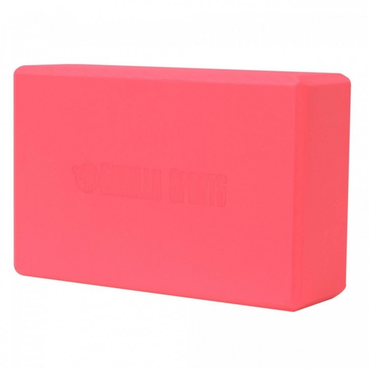 Gorilla Sports Bloc de yoga rouge