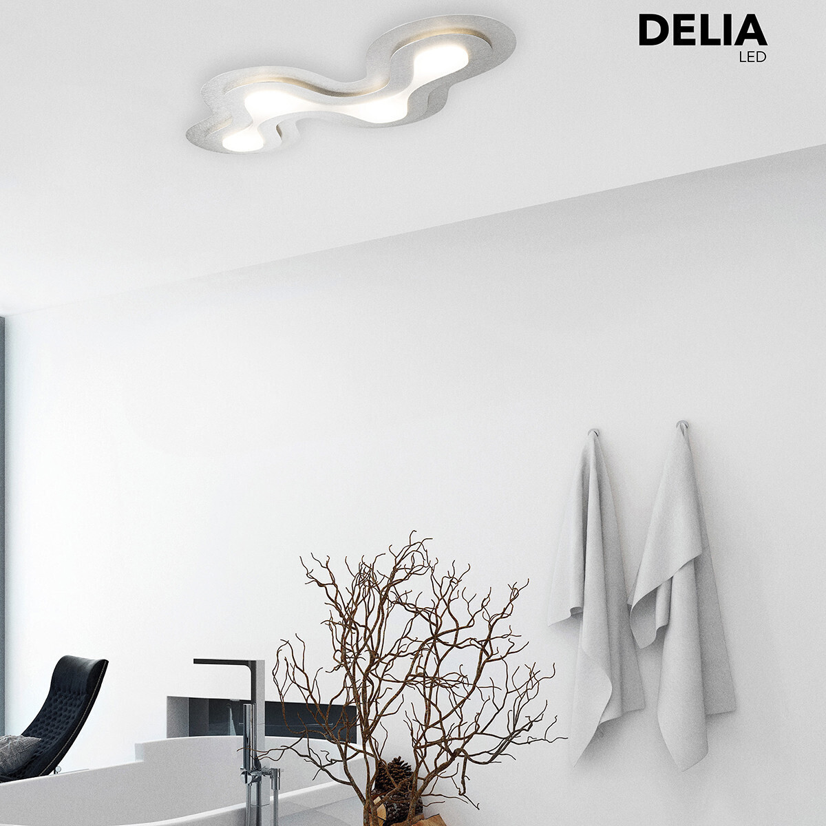 Grossmann Leuchten Delia LED 37,5 x 66,3 cm Aluminium gebürstet  (74-777-072) ab 820,00 € | Preisvergleich bei