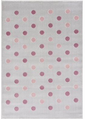 Livone Happy Rugs Confetti (120 x 180 cm) Silvergrey/Rose