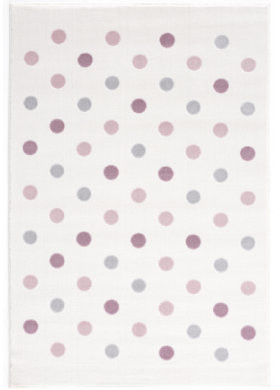 Livone Happy Rugs Confetti (120 x 180 cm) Cream/Rose/Silvergrey