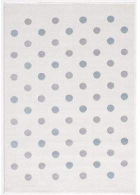Livone Happy Rugs Confetti (100 x 160 cm) Cream/Blue/Silvergrey
