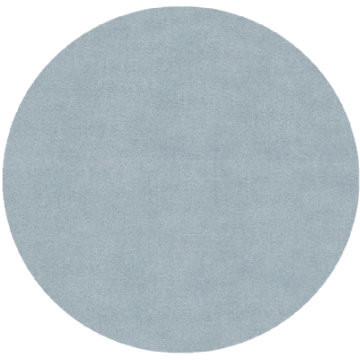 Livone Happy Rugs Uni Rund (ø 133 cm) Blue