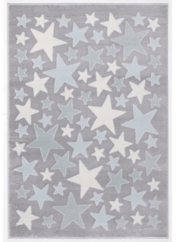 Livone Happy Rugs Stella Silver/Blue (120 x 180 cm)